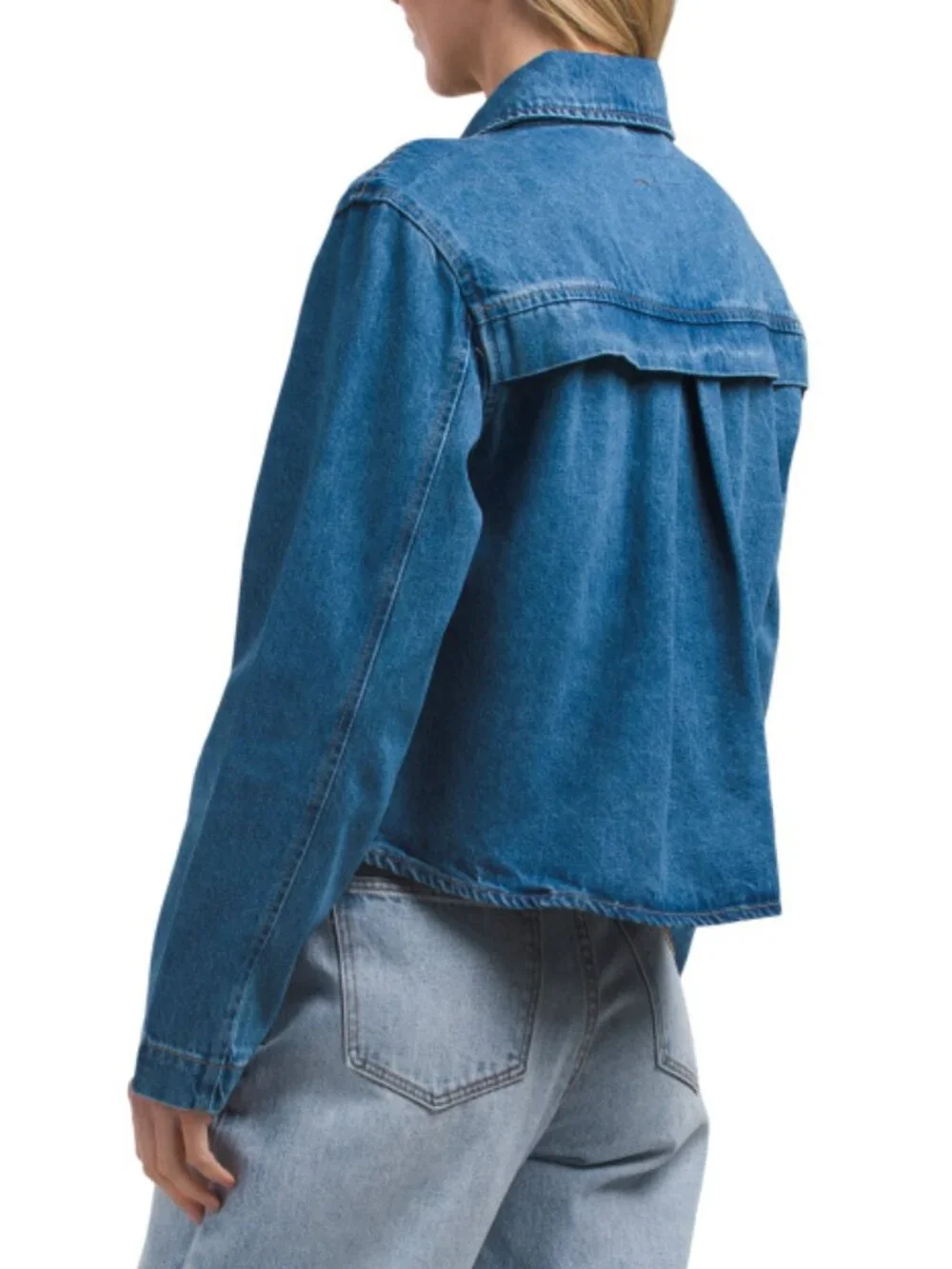 BLANK NYC Cropped Denim Jacket - Picture 2 of 2